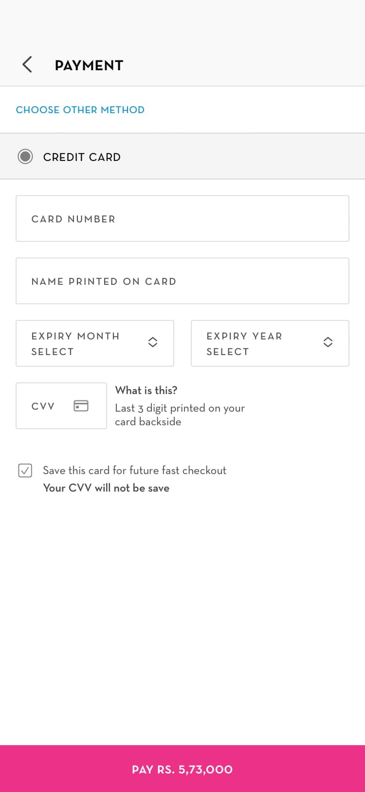 credit card